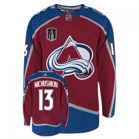 Colorado Avalanche Trikot Valeri Nichushkin 13 Adidas Stanley Cup 2022 Authentic - Herren